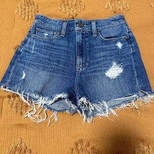 Paige Distressed High Rise Margot Shorts